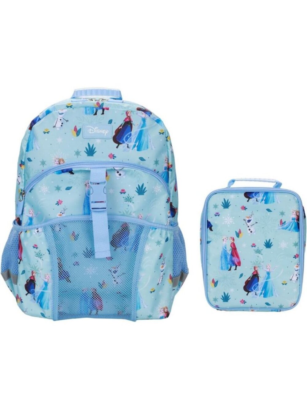 Frozen Elsa & Anna 2-Piece Kids Backpack & Lunch Box Set for School & Travel
